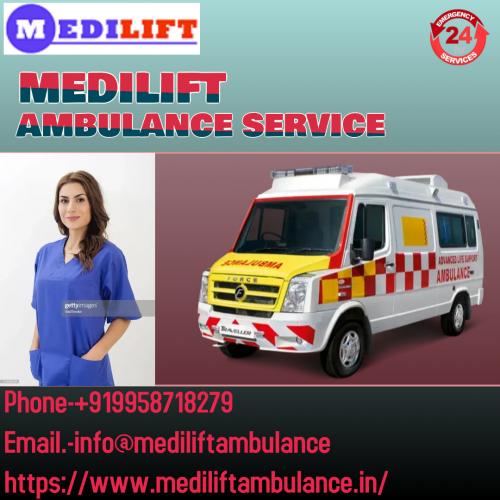 Speedy Transfer Ambulance Service in Koderma by Medilift