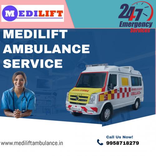 Inexpensive Ambulance Service in Hatia by Medilift