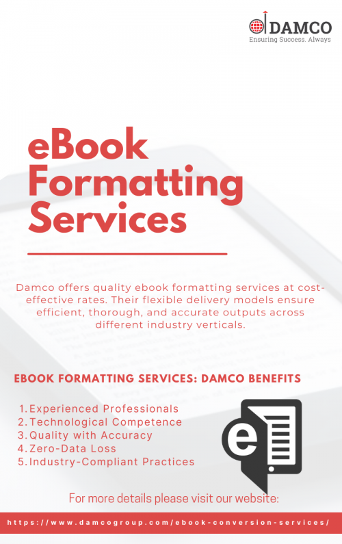 eBook formatting services