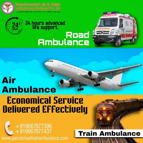 Get Shifted to a Medical Facility Comfortably with Panchmukhi Air and Train Ambulance 01