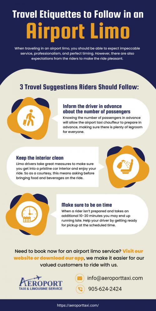 Travel Etiquettes to follow in an Airport Limo