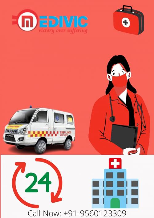 24 hours ambulance service in Booti More,Ranchi