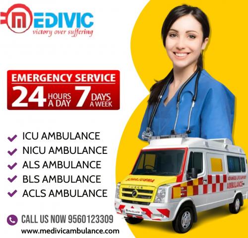 Medivic Ambulance Service in Delhi- MD Doctors