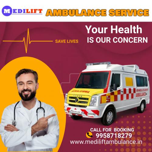 Quick Ambulance Service in Vasant Vihar by Medilift