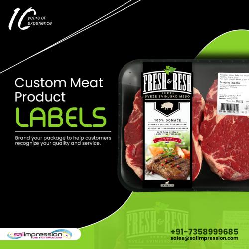 Custom meat labels