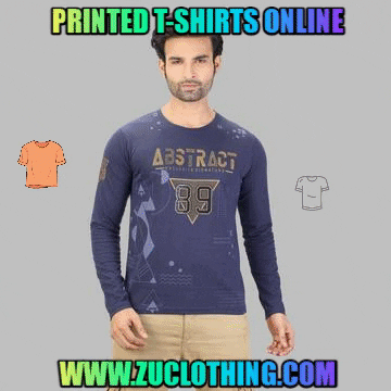 Printed T-shirt online -giphy
