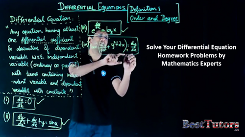Solve Your Differential Equation Homework Problems by Mathematics Experts