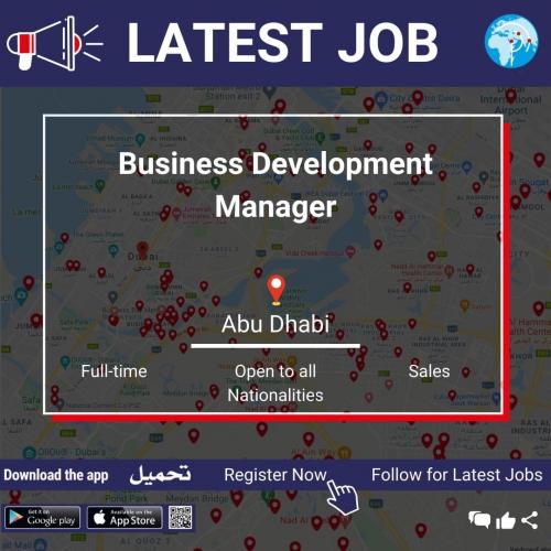 Business Development Manager Job - i12wrk