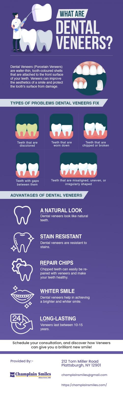 Choose Champlain Smiles for Excellent Dental Veneers in Plattsburgh, NY