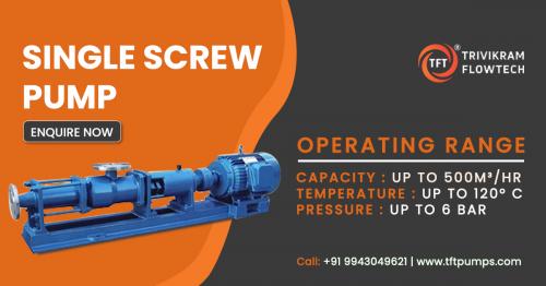 Single Screw Pump Supplier In India