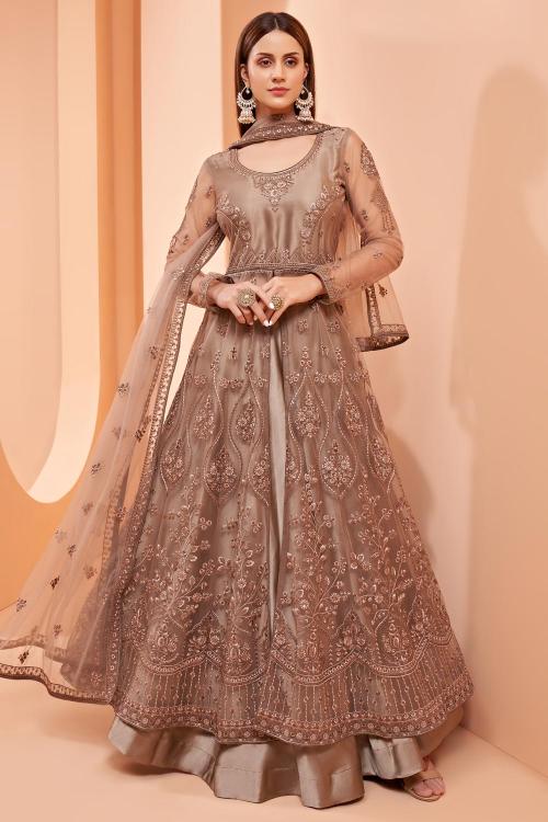 Light Brown Indian Wedding Dresses