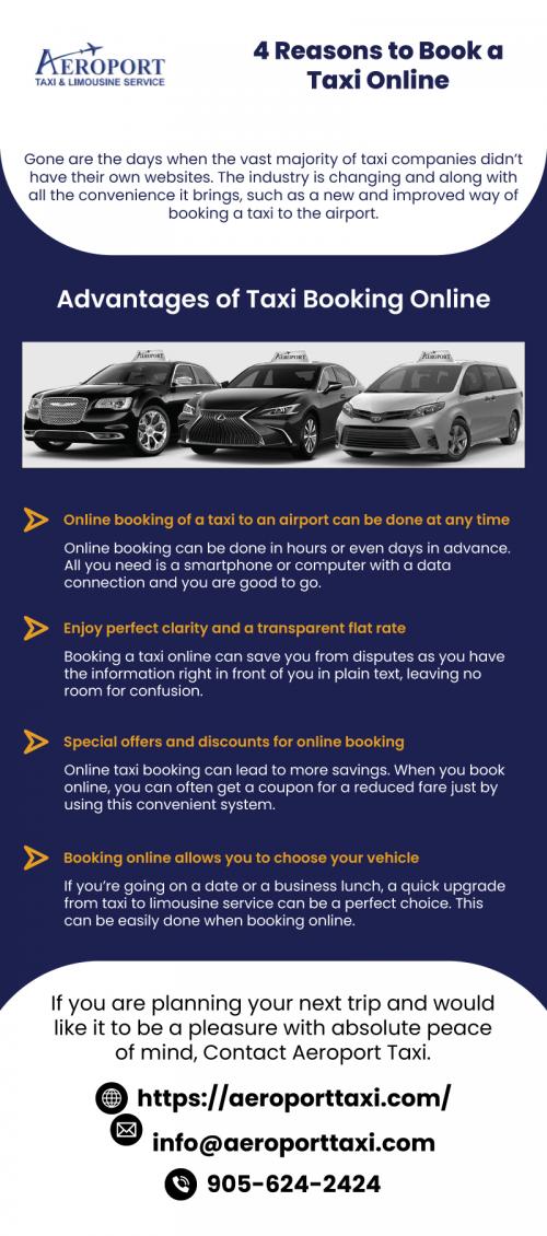 4 Reasons to book a taxi online