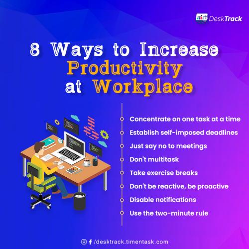 The best ways to increase productivity at work