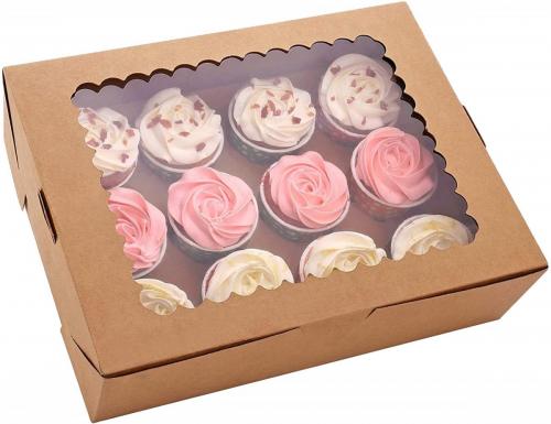 Eco-Friendly-Custom-Printing-Folding-Gift-Box-Food-Packaging-Kraft-Paper-Cupcake-Boxes-Cake-Boxes-in-Bulk