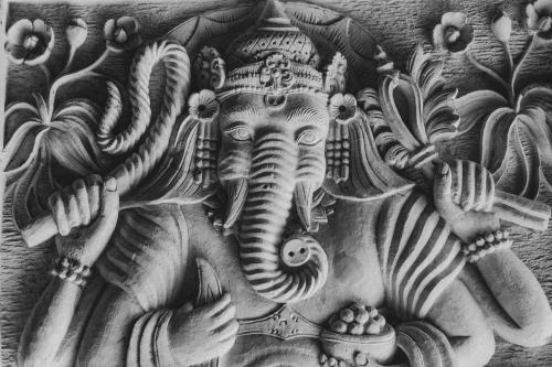 hindu god ganesha, god of astrology and yoga