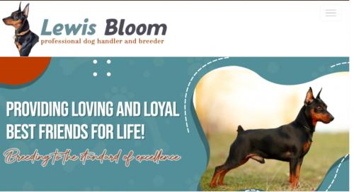 Professional Lewis Bloom Dog Breeder and Handler