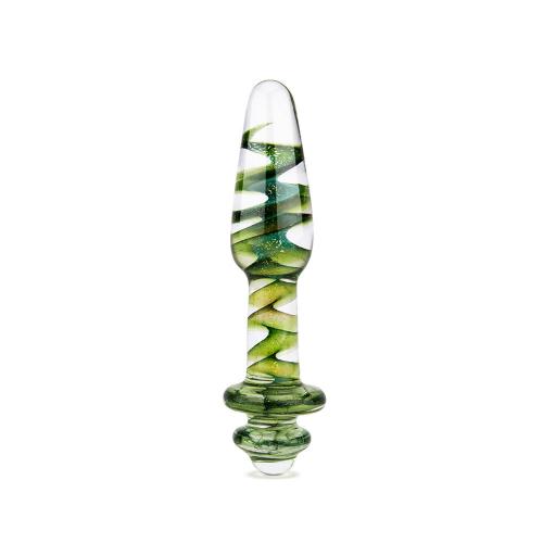 Glas-Tornado-Olive-Oil-Green-Glass-Buttplug-01_1000x1000