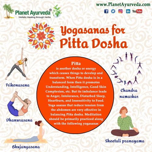 Yogasanas to Balance Pitta Dosha