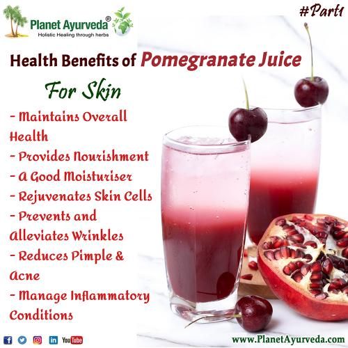 Health Benefits of Pomegranate Juice for Skin