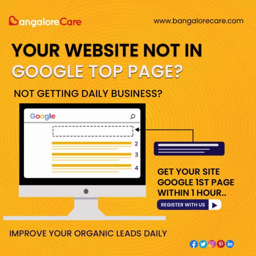 Improve your organic leads daily - Bangalorecare.com