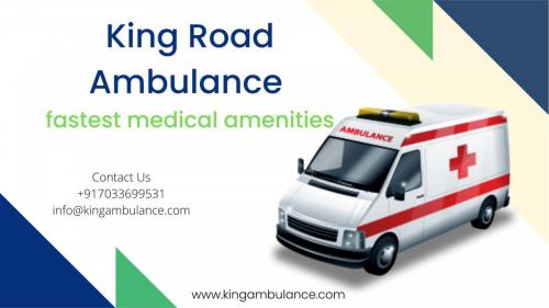 King Road Ambulance Service in Sri Krishna Puri, Patna fastest medical amenities.