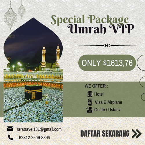 Paket Umrah VIP - Rara Travel & Tour