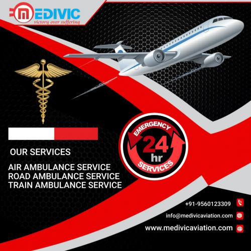 Medivic Aviation Air Ambulance Provides an Ambulatory Support in Medical Emergency