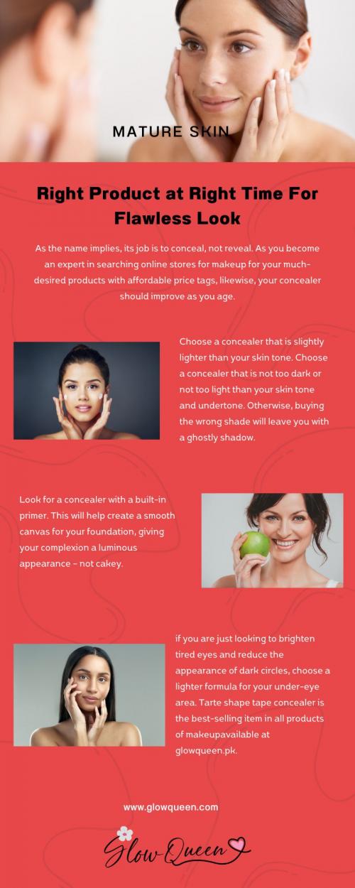 Right Product at Right Time For Flawless Look - GlowQueen