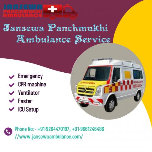 Jansewa Panchmukhi  Road Ambulance is Operating for the Quick Transfer of Patients