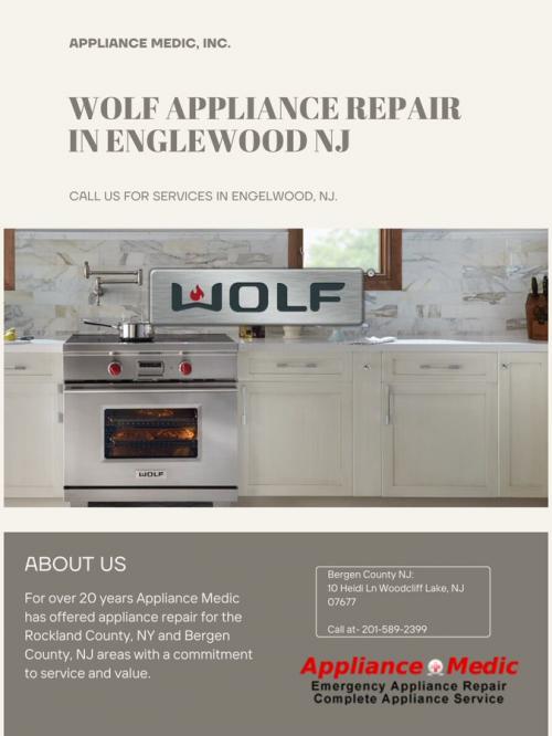 Wolf appliance repair services in Englewood, New Jersey