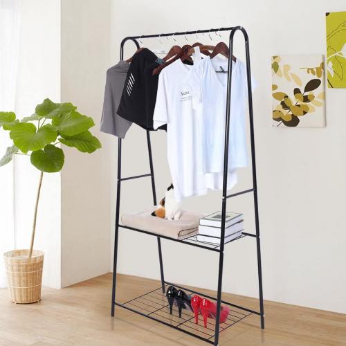 Floor Hanger Standing Coat Rack- Black