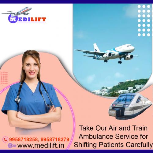 Suitable Medical Shifting Confers by Medilift Air Ambulance Service