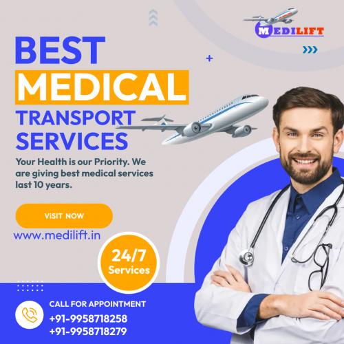 Take Credible Air Ambulance Service in Ranchi with Medical Support