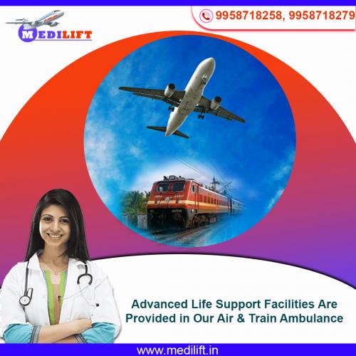 Hire Hassle-free and Reliable Air Ambulance Service by Medilift