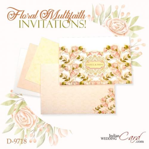 Floral Invitation Cards that are Perfect for any Modern Wedding