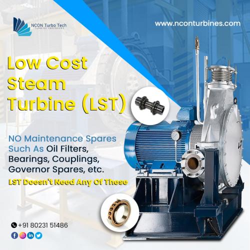 Low-Cost Steam Turbine