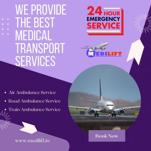 Medilift Air Ambulance Services serves as the best Critical Medical Transportation Partner you can rely on