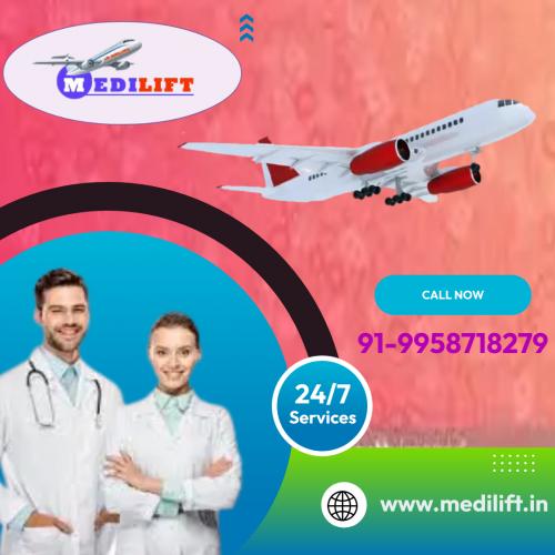 Hire the Lowest Price & Reliable Air Ambulance in Patna by Medilift
