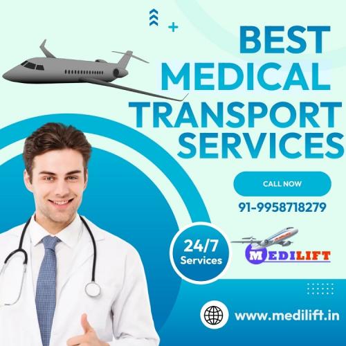 Medilift Air Ambulance Services in Kolkata-at Reasonable Price