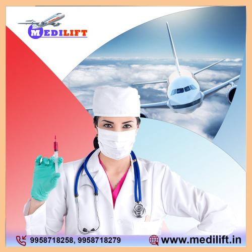 Provide Patient Transfer Air Ambulance Service in Patna by Medilift
