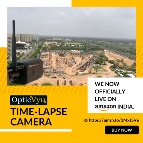 OpticVyu time-lapse camera on Amazon India