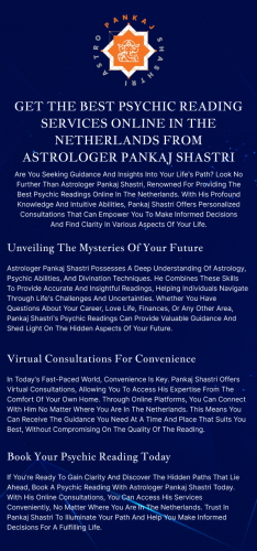 Best Psychic Readings Online in Netherland | Astrologer Pankaj Shastri
