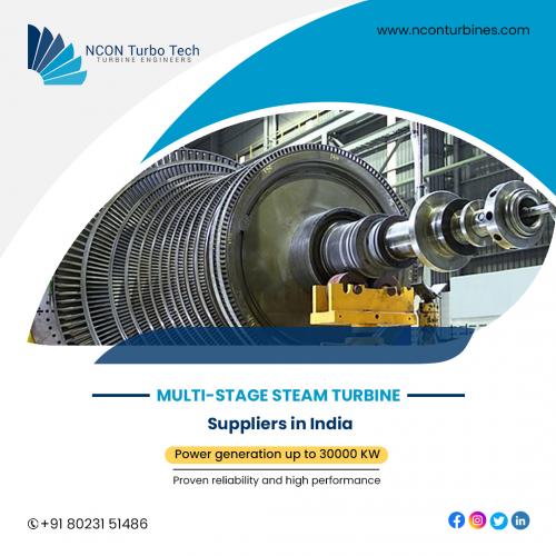Multi Stage Steam Turbine Supplier in India