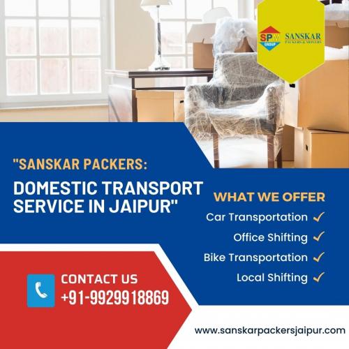 Sanskar Packers Domestic Transport Service in Jaipur