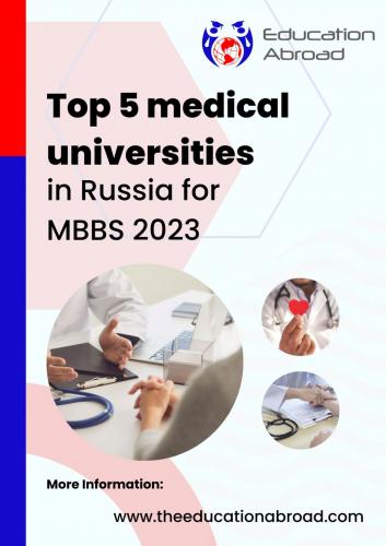 Top 5 medical universities in Russia for MBBS 2023