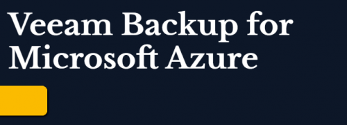 Veeam Backup for Microsoft Azure