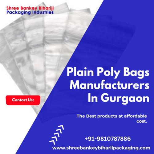 Plain Poly Bags Manufacturers in Gurgaon Supplying Quality Across NCR