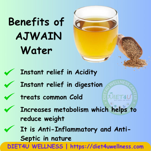 Benefits of Ajwain Water