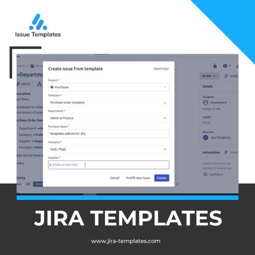 Jira templates