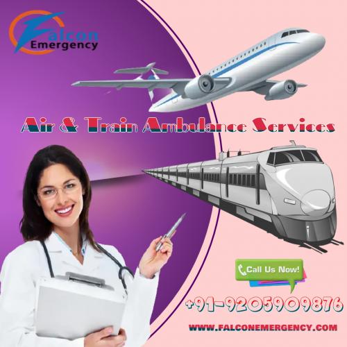 Falcon Emergency Train Ambulance in Patna and Delhi Presents Safe Medical Transportation 01